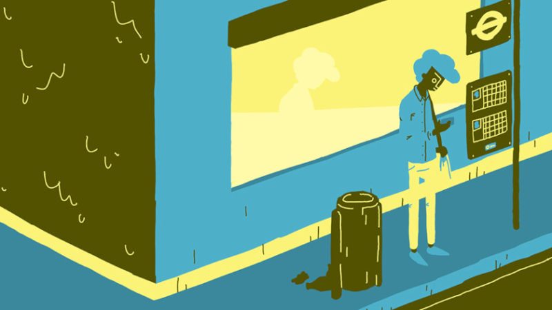 Ruben Leaves animation film still