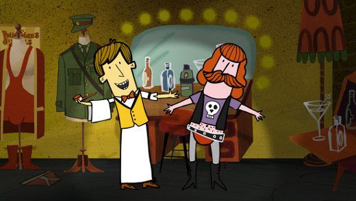 A Liar's Autobiography animation feature still