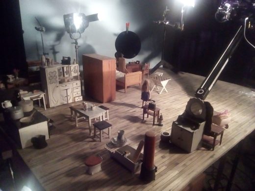 Ülo Pikkov, Empty Space animation film: making of photo