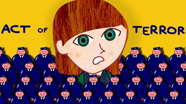 Animation activism: Act of Terror animation film still