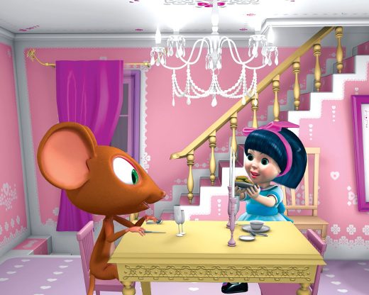The Little Mouse that Wanted to Touch a star animation film still