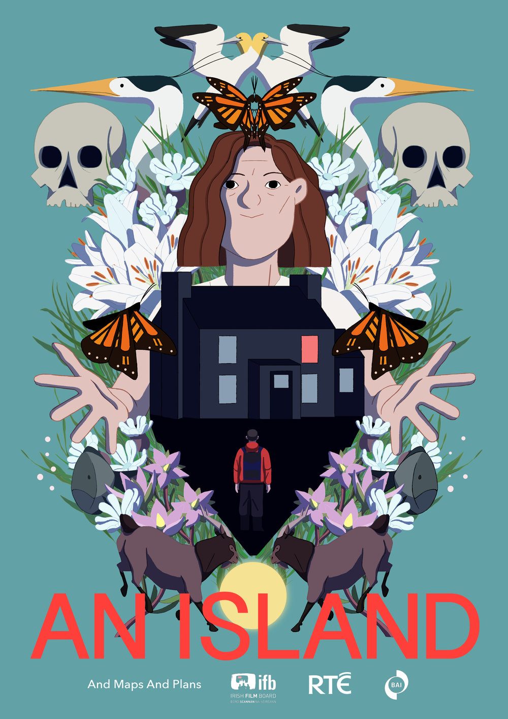 An Island by Rory Byrne animation film poster