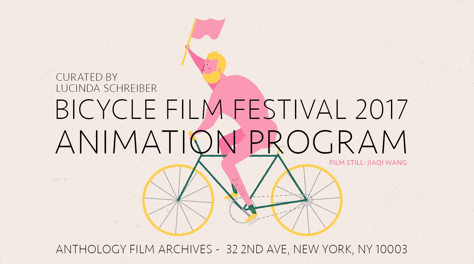 Bicycle Film Festival 2017 visual