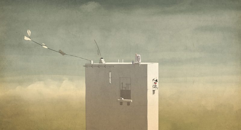 In the Distance by Florian Grolig animation film still
