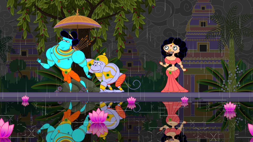 Sita Sings the blues animation film still