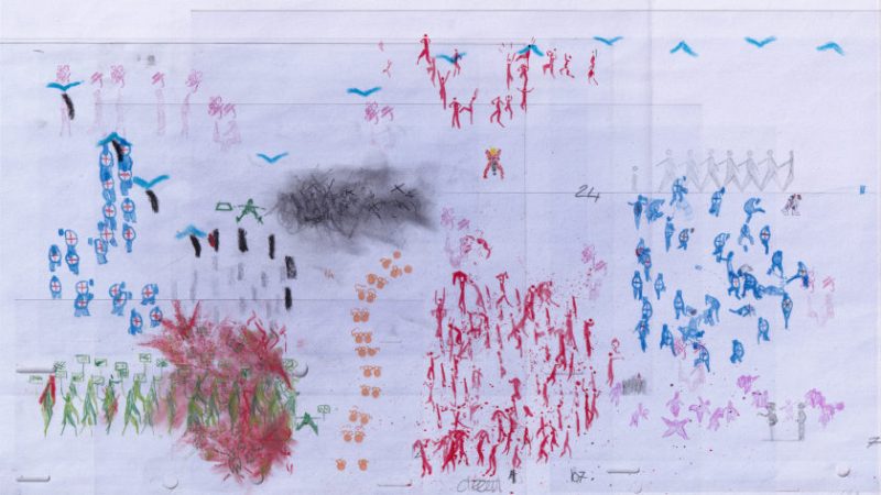 Throng animation film still