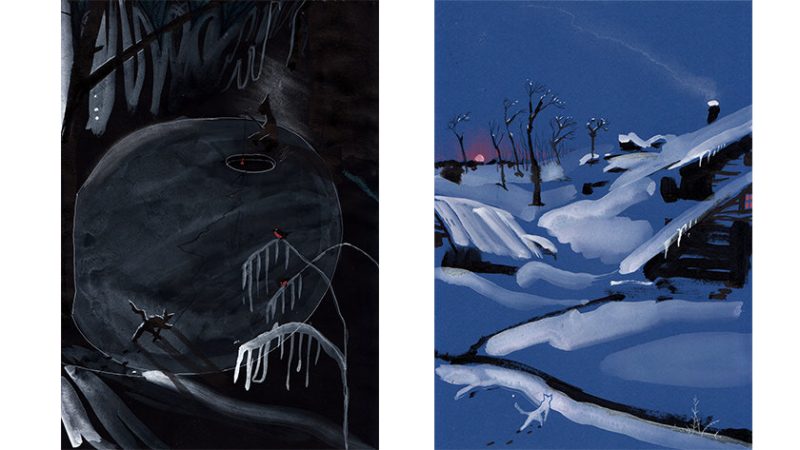 'Zima' animation film concept still
