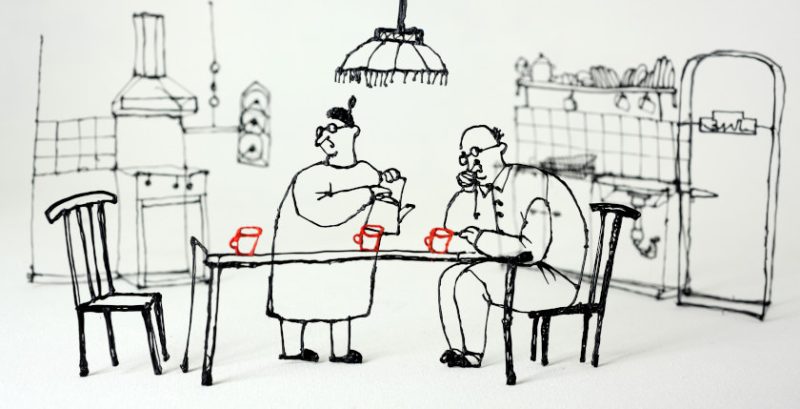 Ties by Dina Velikovskaya animation film still