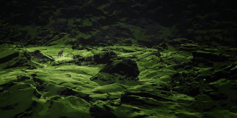 Flow by Gints Zilbalodis animation film still
