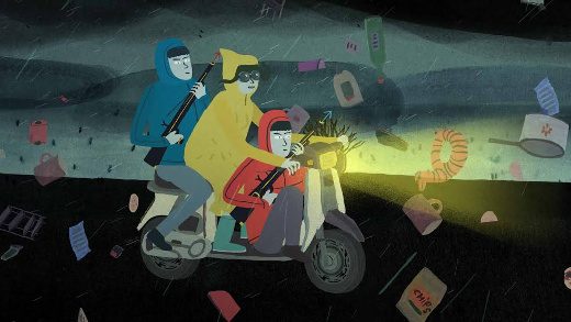 Storm Hits Jacket animation film still