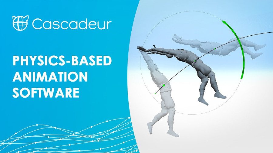 Cascadeur: Innovative software for physics-based character animation visual