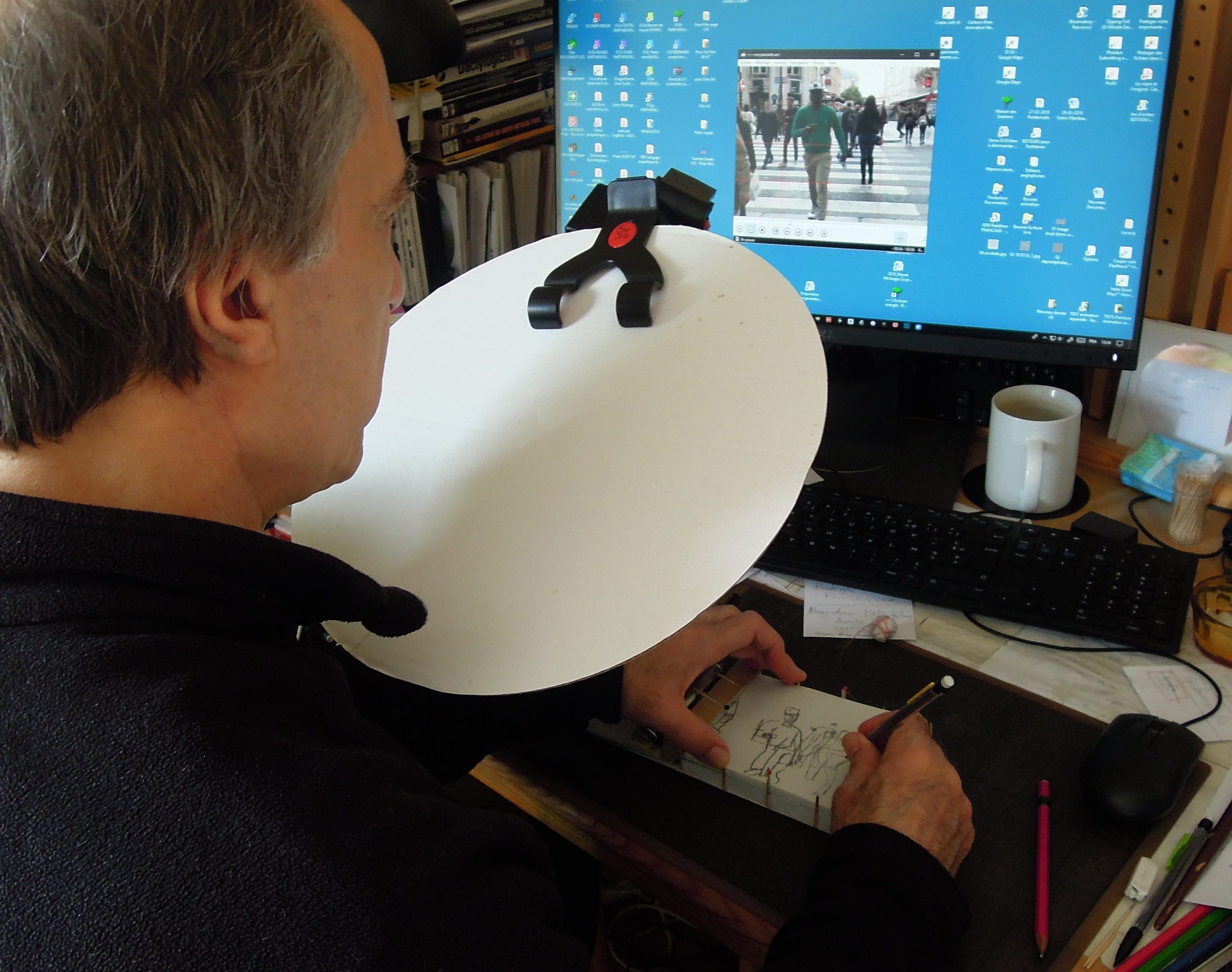 The Blind Writer by Georges Sifianos animation film making of