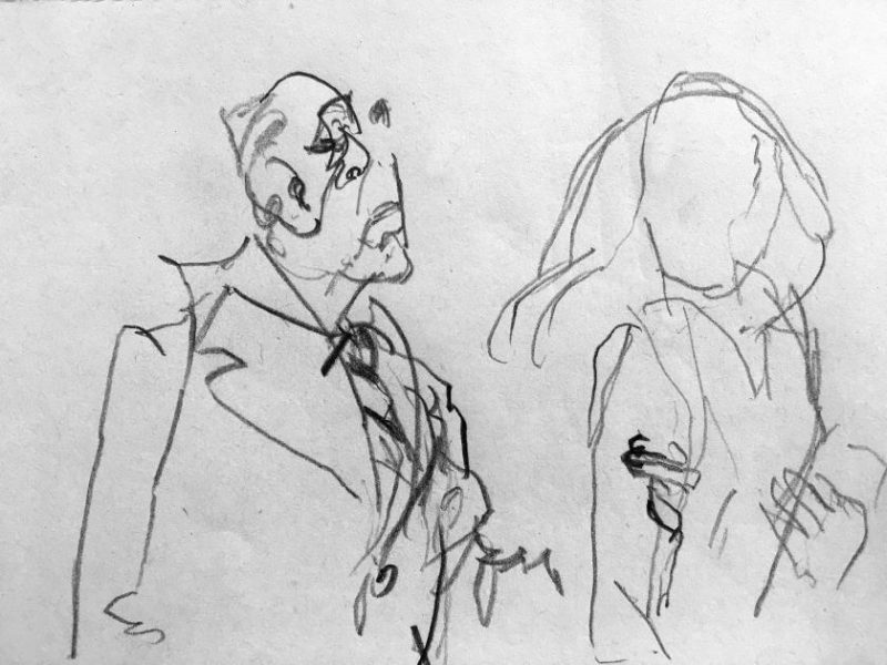 The Blind Writer by Georges Sifianos animation film still