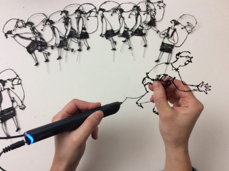 Ties by Dina Velikovskaya animation making of