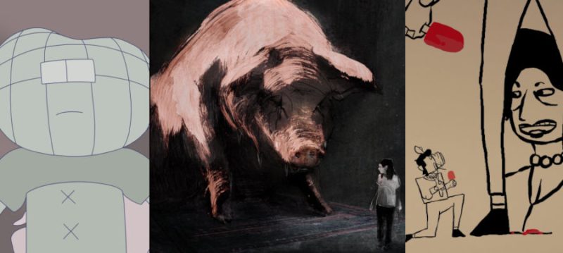 Anibar Animation Festival 2022 winners collage