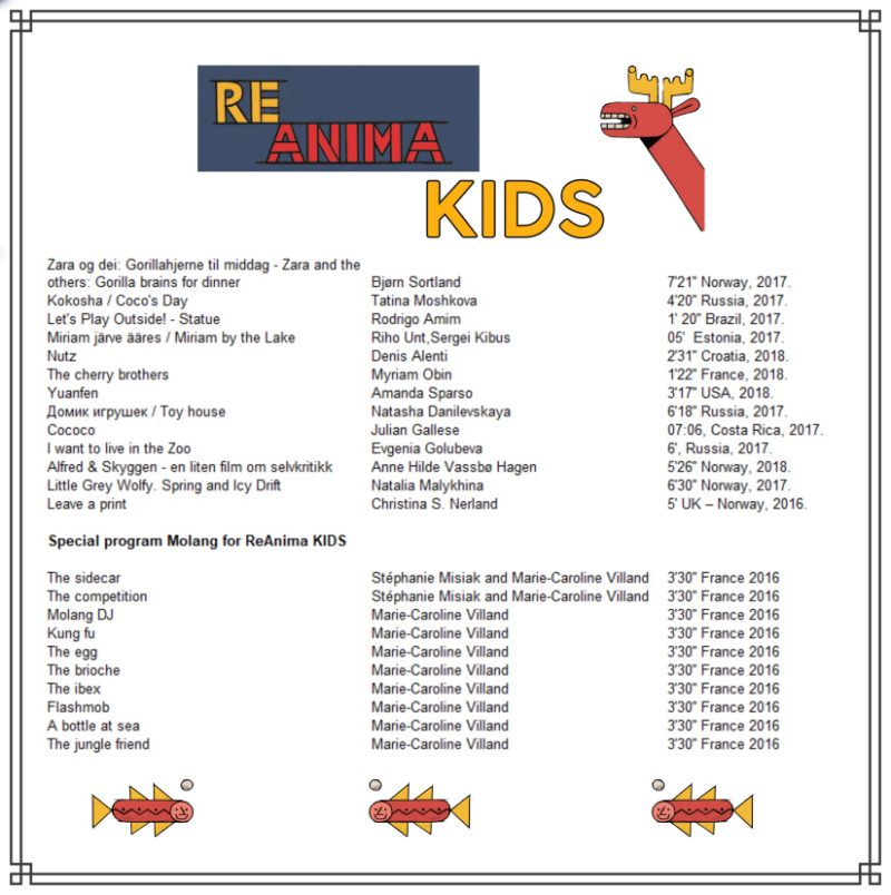 ReAnima Kids 2018 selection