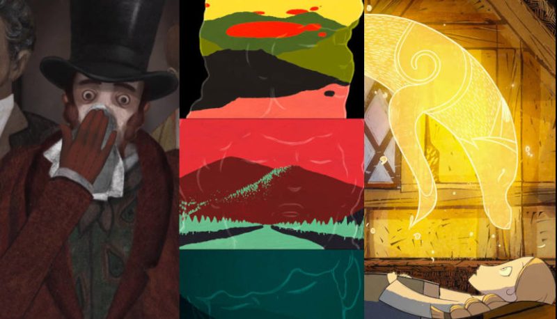 Animafest Zagreb 2021 selected animation films stills collage 