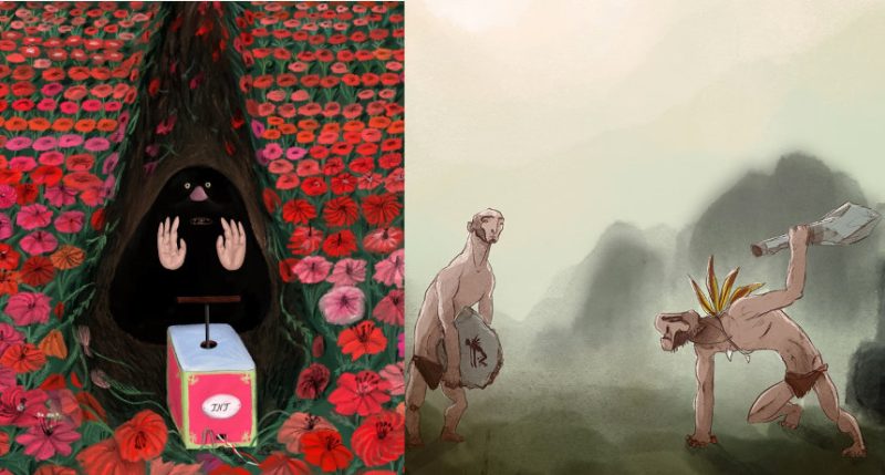 The Garden of Heart, Igi in the CEE Animation Forum 2020 Winners collage