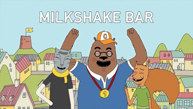 Milkshake bar animation film still