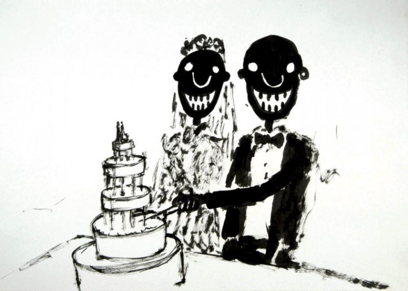 The Ten Commadments Phil Mulloy animation film still