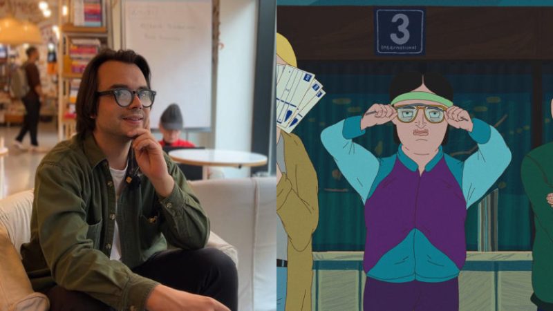 Máté Horesnyi, storyboard artist for ‘Pelikan Blue’ Animest still collage