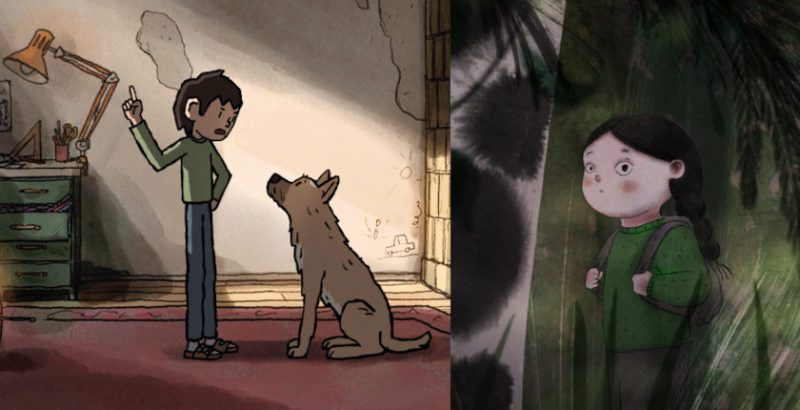Etiuda &amp; Anima 2025 selected animation films stills collage