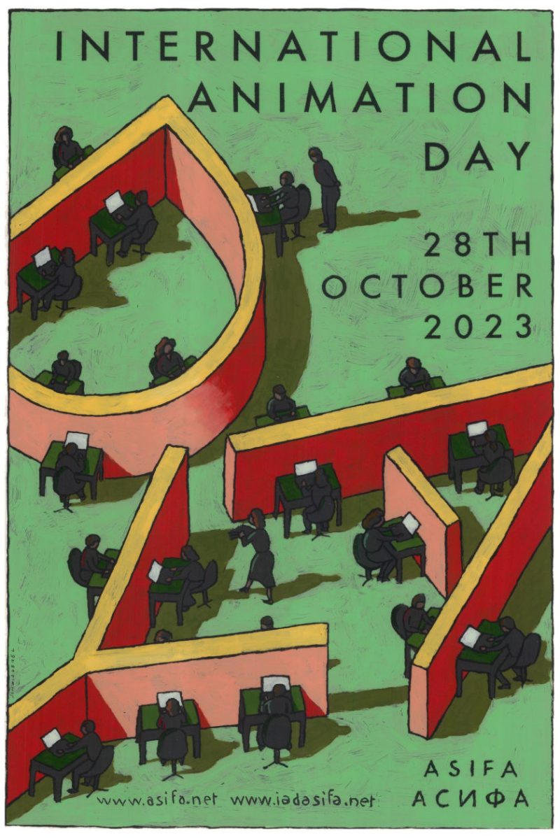 International Animation Day 2023 Poster Georges Schwizgebel