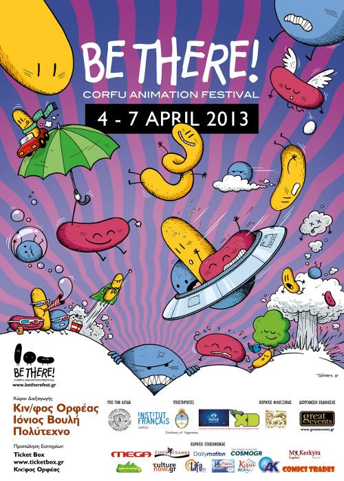 Be there! Corfu Animation Festival 2013 poster