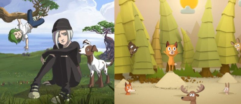 Kids Kino Industry 2020 Winners animation collage