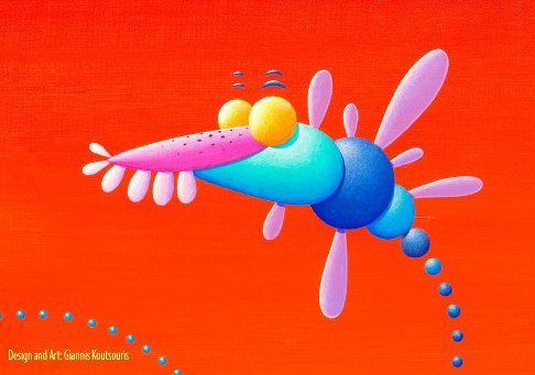 2019 International Animation Day Poster by Giannis Koutsouris
