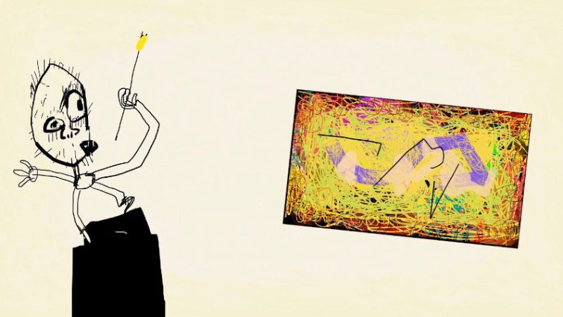 The One-Minute Memoir animation film still