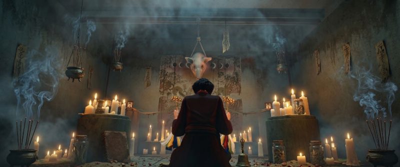 Nine Mountains paraghost animation film still