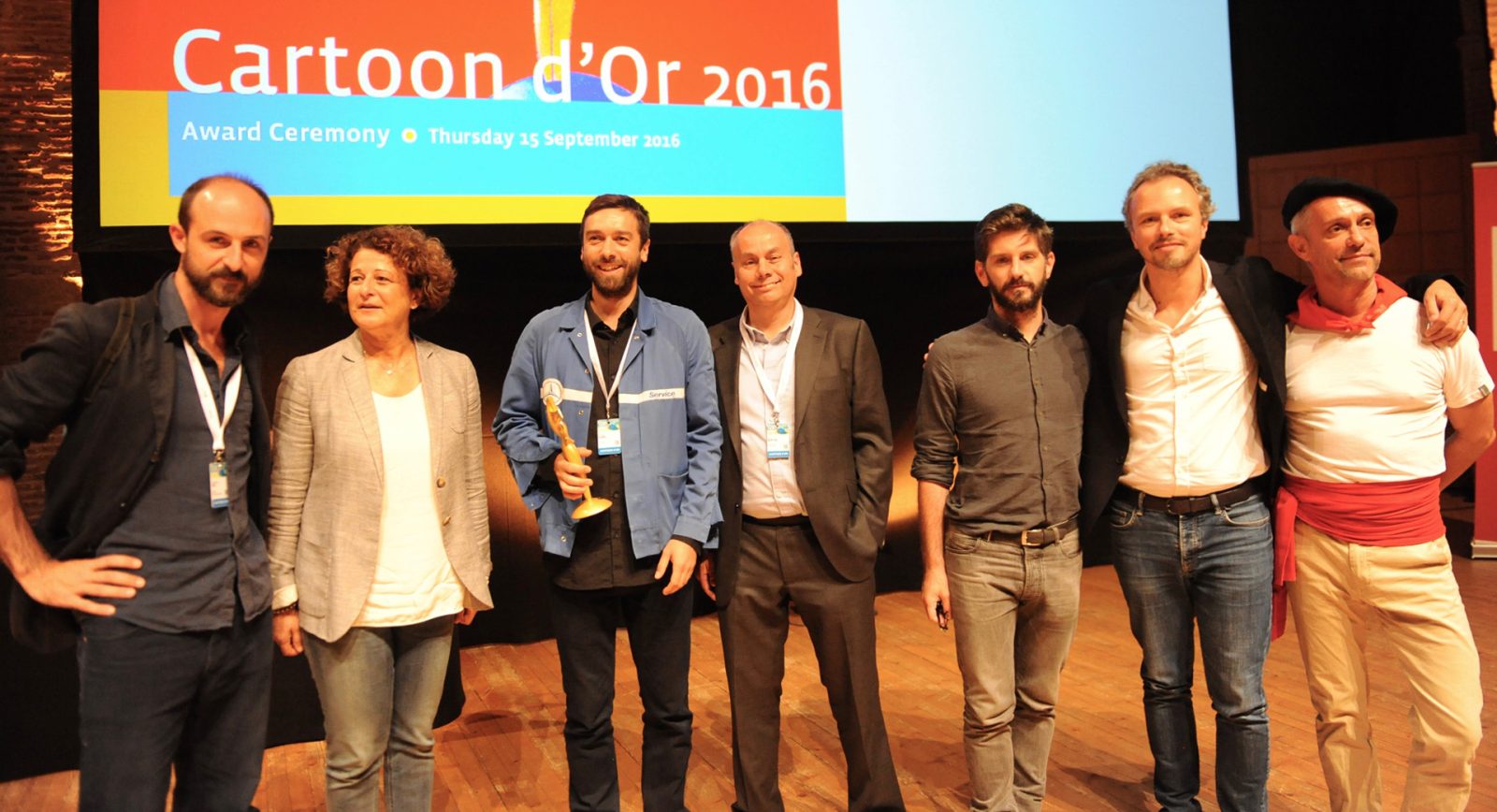 Cartoon d'Or 2016 award presentation