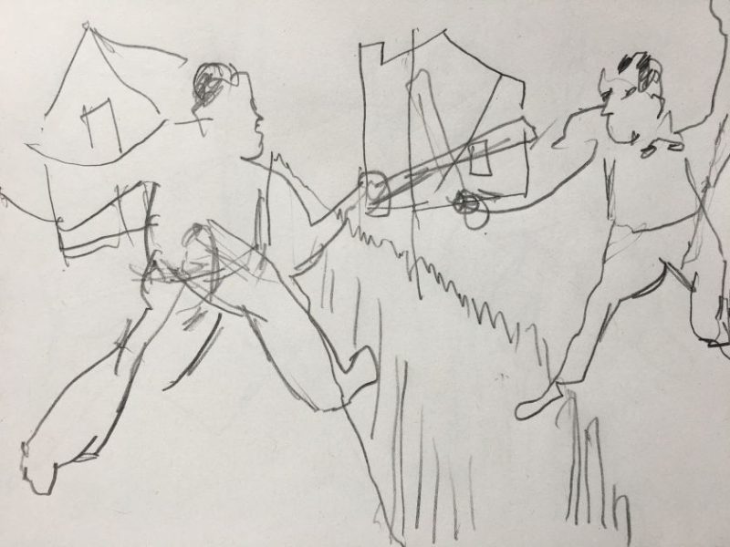 The Blind Writer by Georges Sifianos animation film still