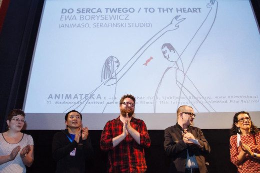 Animateka Festival 2014 award ceremony photo