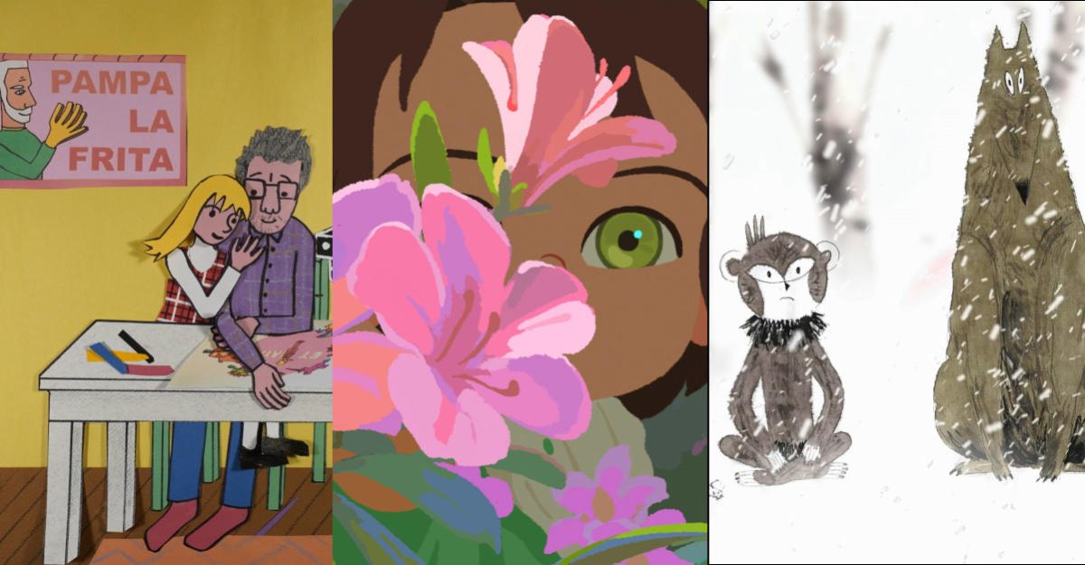 Collage of animation features selected at BIAF 2025