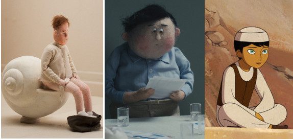 European Animation Emile Awards 2018 film stills collage