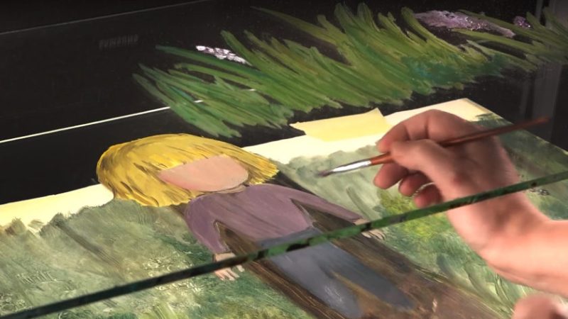 Suzie in the Garden animation 