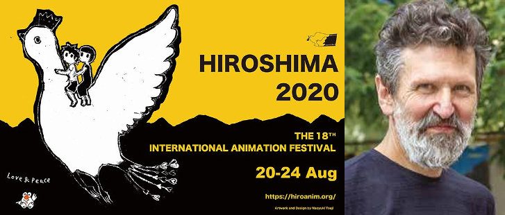 Alexander Petrov and Hiroshima Animation Festival collage