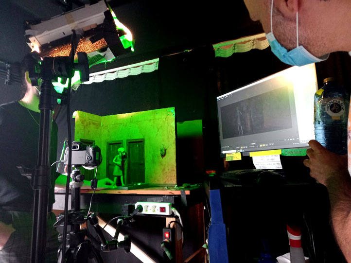 My Grandfather's Demon animation feature photo making of